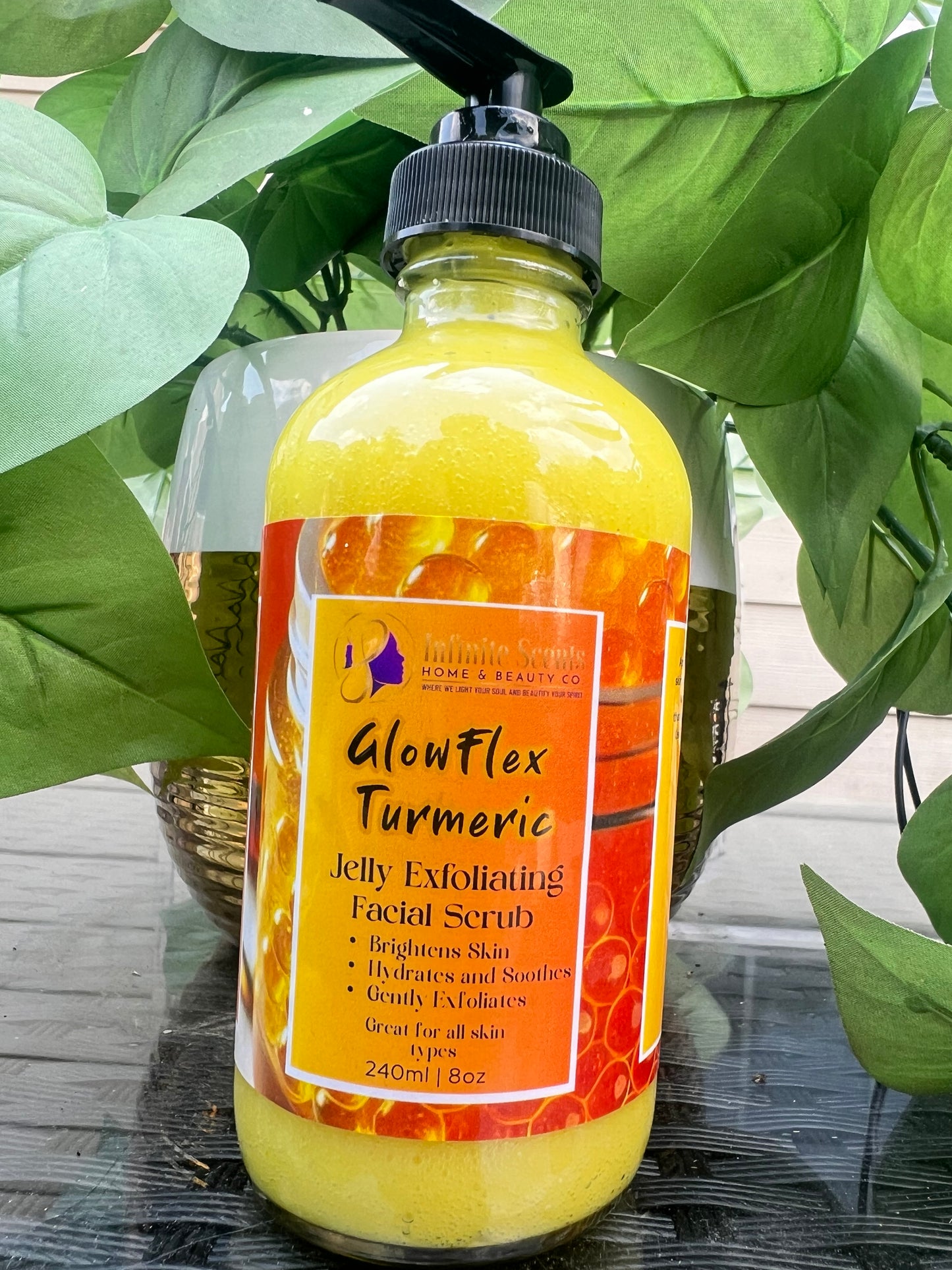 GlowFlex Turmeric Jelly Exfoliating Cleanser