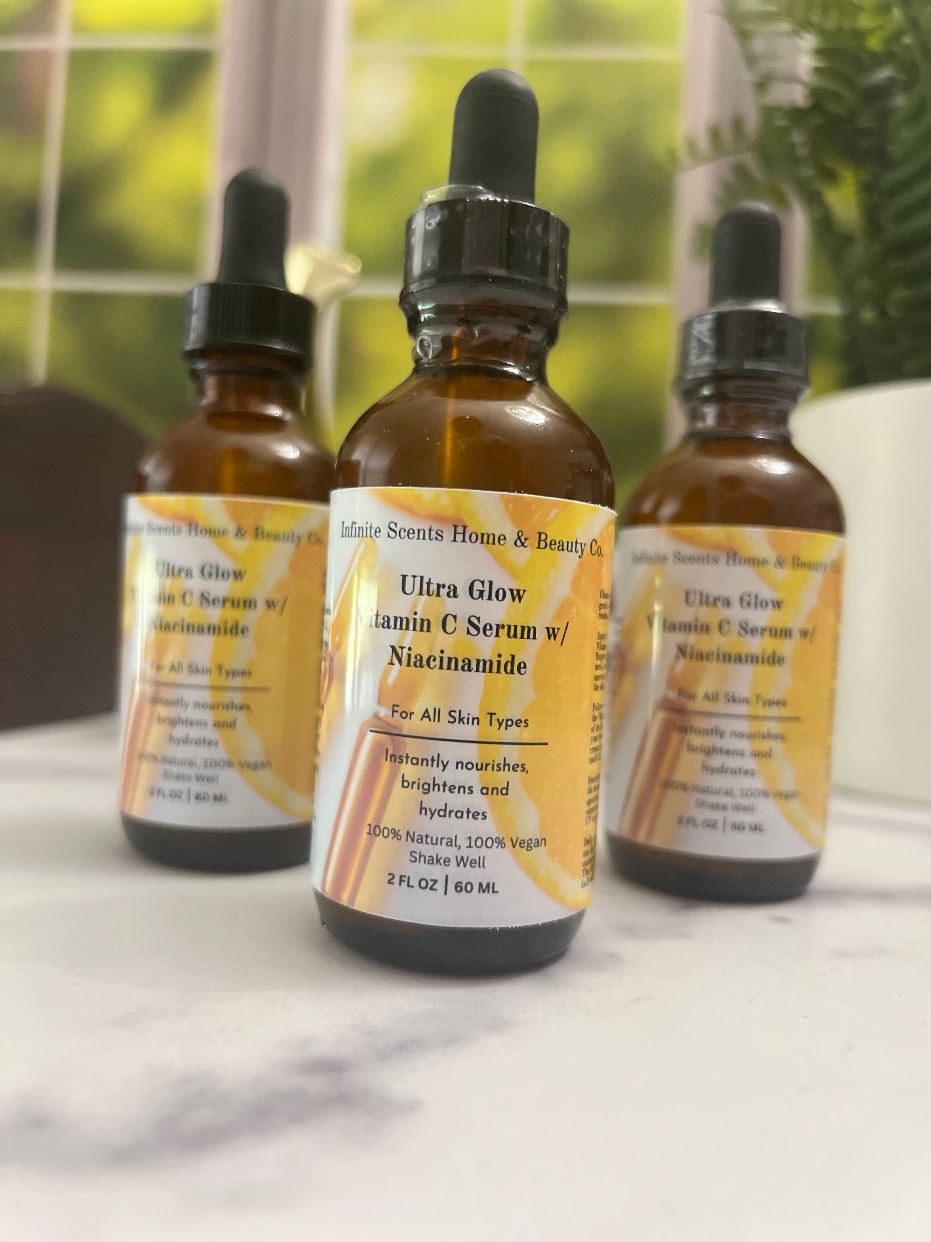 Ultra Glow Vitamin C Facial Serum w/ Niacinamide – Infinite Luxe Blaque ...