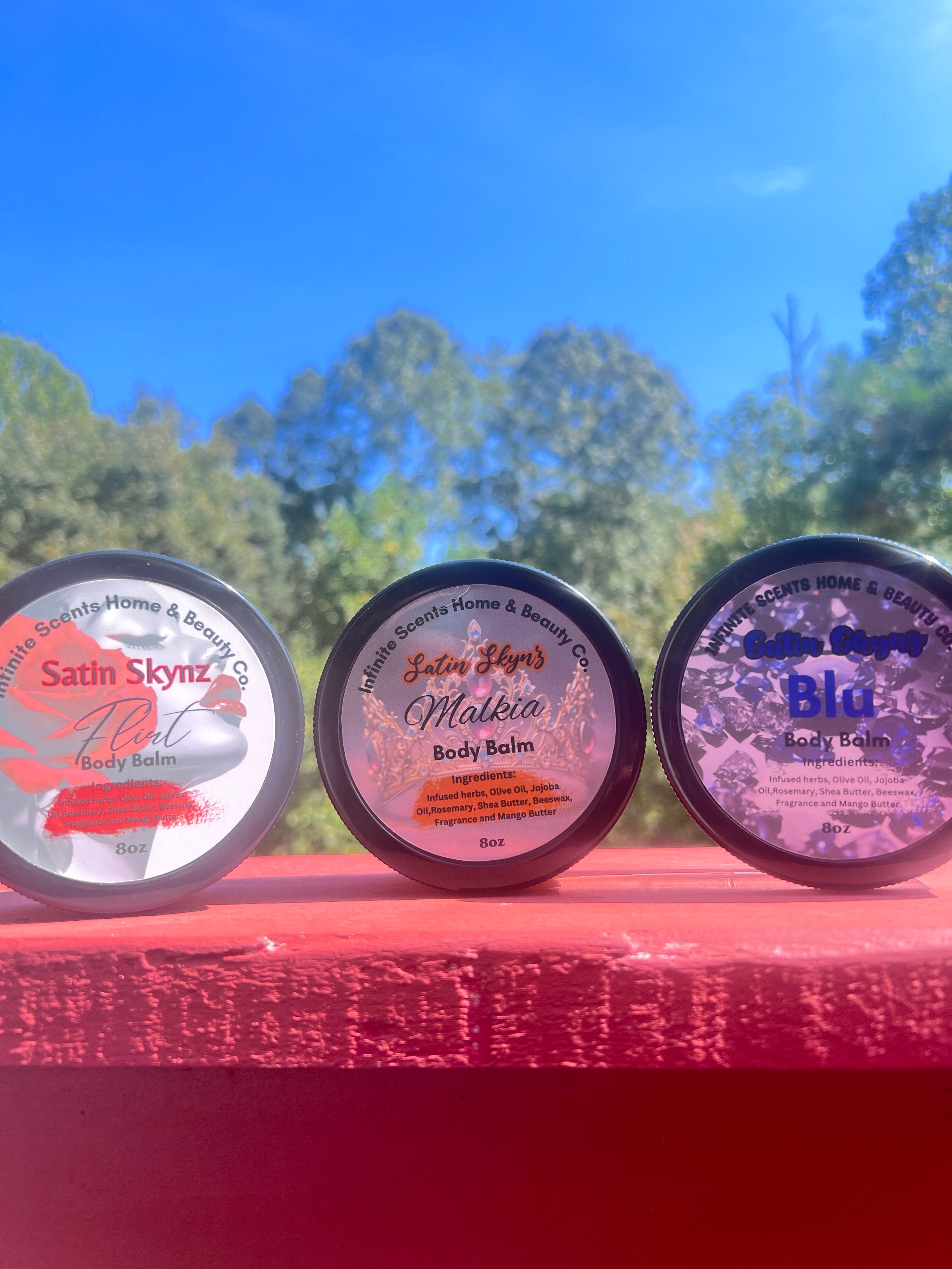 Satin Skynz Body Balm Collection – Infinite Luxe Blaque Beauty Co.