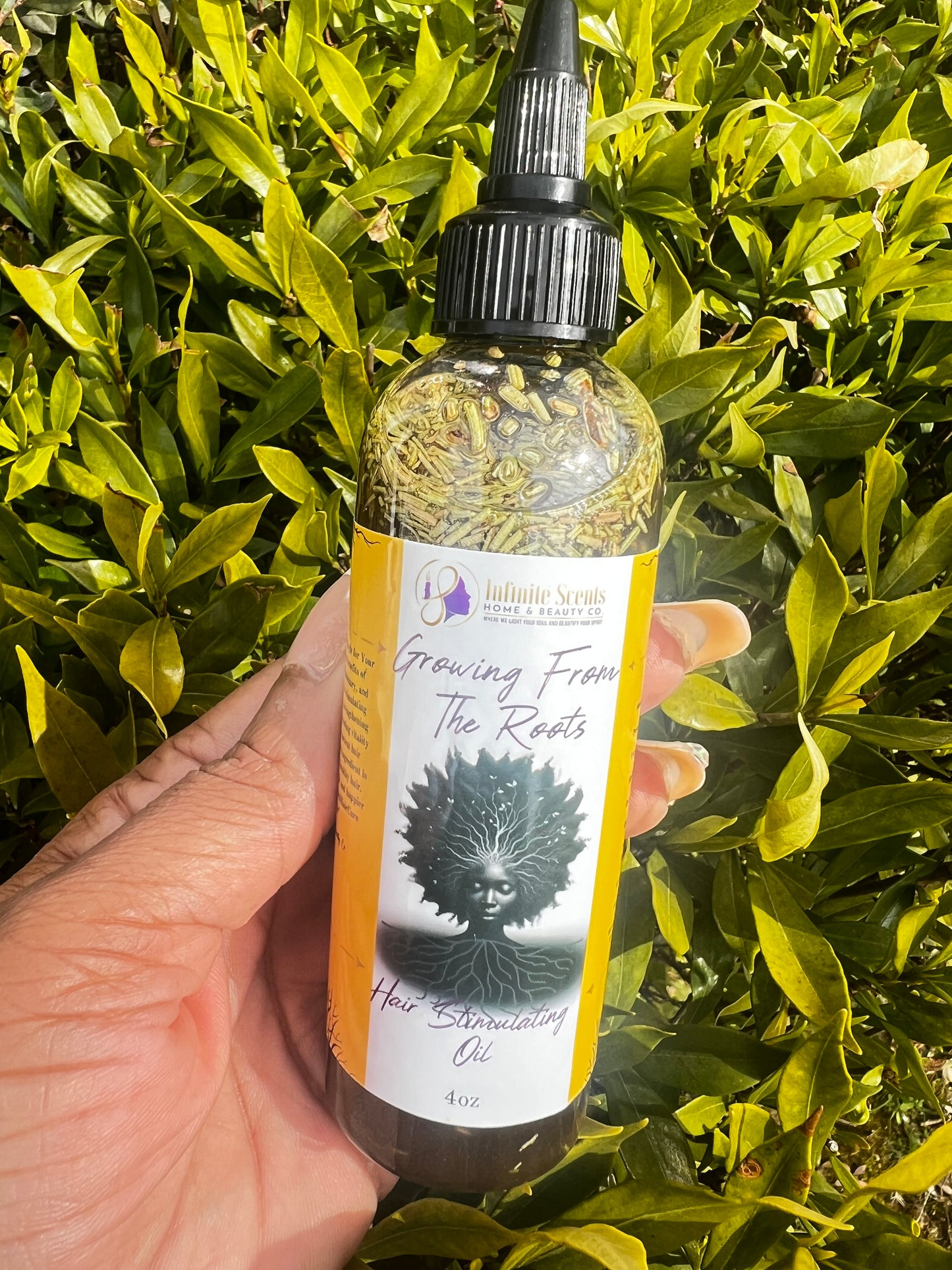 Growing From the Roots Hair Oil – Infinite Luxe Blaque Beauty Co.