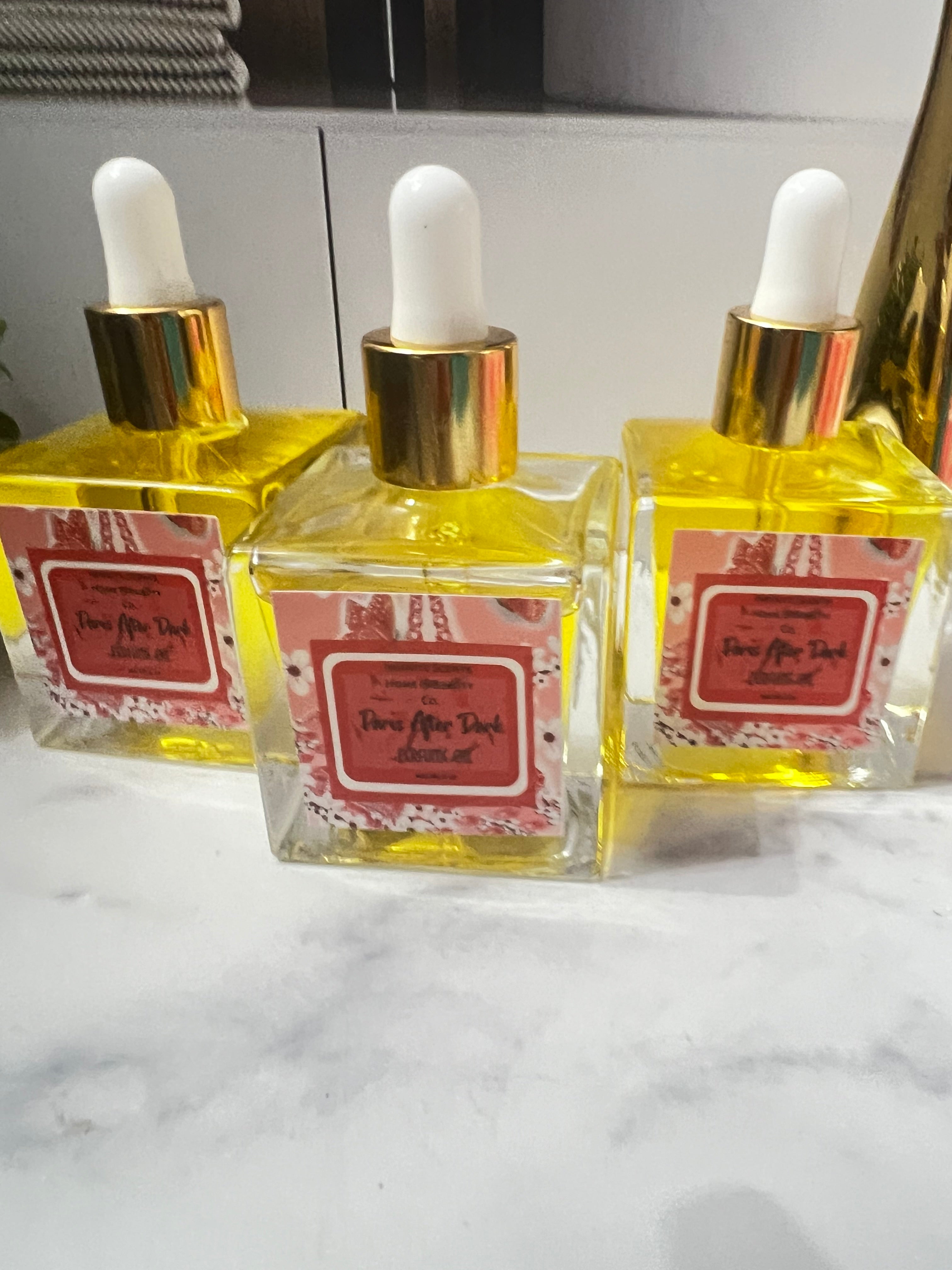 Paris After Dark Dry Perfume Oil – Infinite Luxe Blaque Beauty Co.