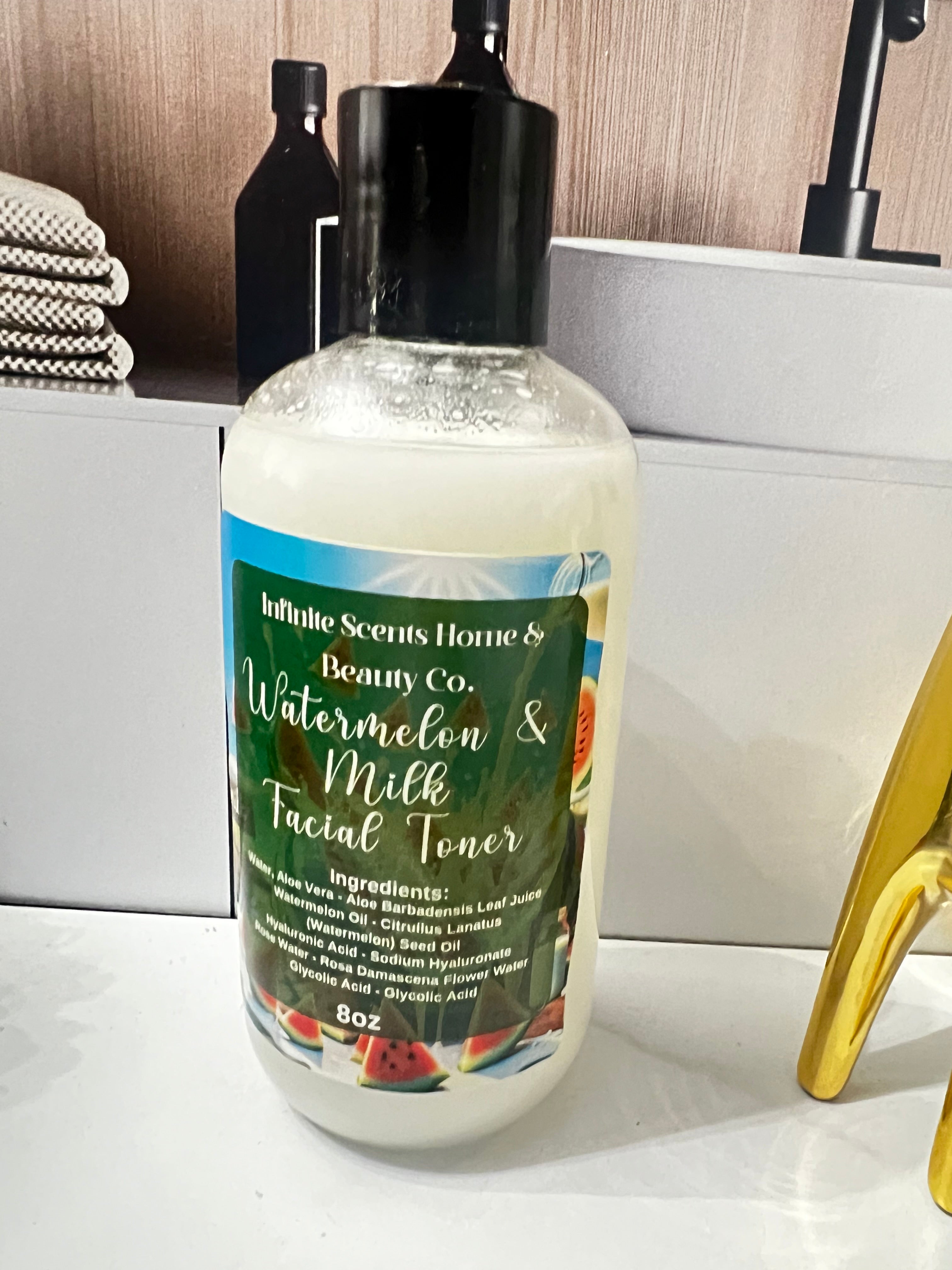 Watermelon & Milk Facial Toner – Infinite Luxe Blaque Beauty Co.